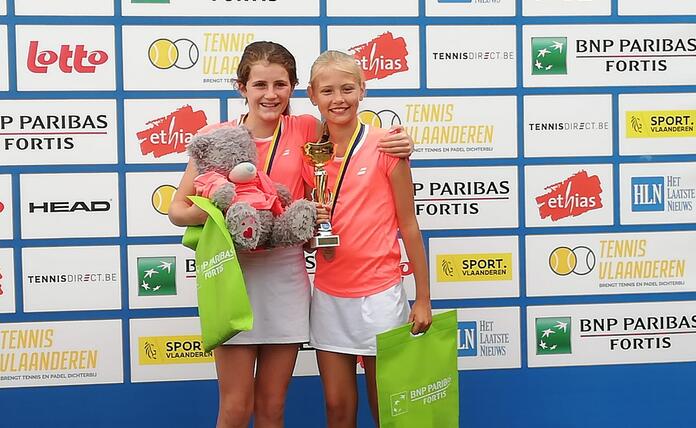 Vlaamse interclubkampioenen 2022 U11/4 Ella en Gitte
